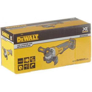 Аккумуляторная шлифмашина угловая DeWalt DCG406NE 20V без аккумулятора